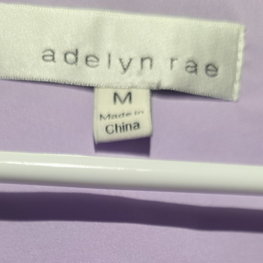 Adelyn Rae Lilac Satin Bodysuit EUC Medium PTP 18 PTP - Picture 4 of 4